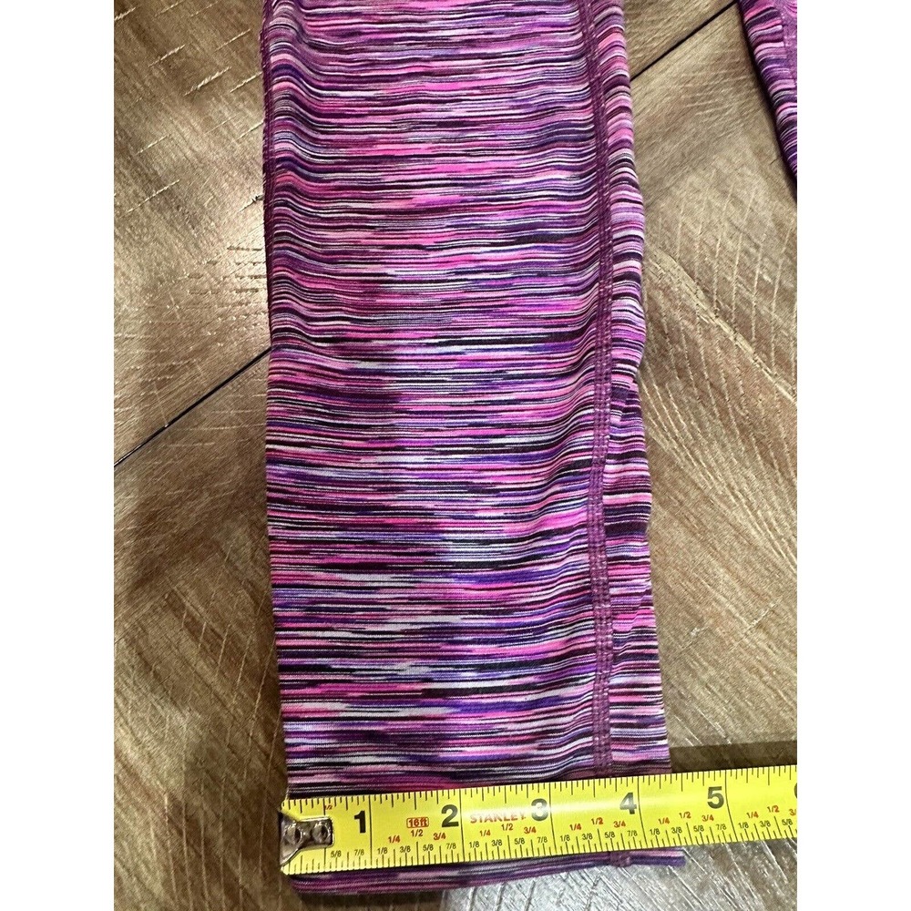 Prana Caraway Grapevine Space Dye Leggings Striped Yoga Pink Womens Size M - Picture 7 of 14
